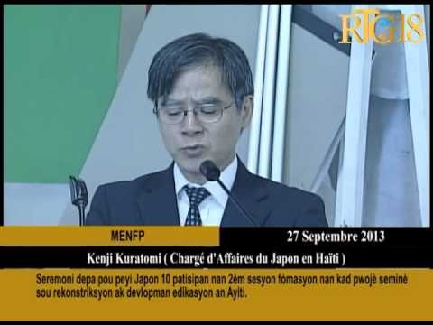 Seremoni depa pou peyi Japon 10 patisipan nan dezyèm sesyon fòmasyon nan kad pwojè seminè sou rekons