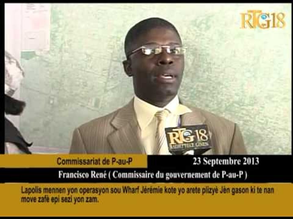 Lapolis mennen yon operasyon sou Wharf Jérérie kote yo arete plizyè jèn Gason ki te nan move zafè ep