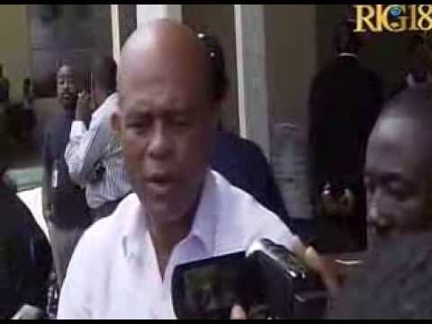 Reyaksyon Prezidan Michel Joseph Martelly sou sitiyasyon politik peyi a