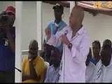 Vizit Prezidan Repiblik la Michel Joseph  Martelly akonpaye plizyè manm Gouvènman an nan zòn Wharf J