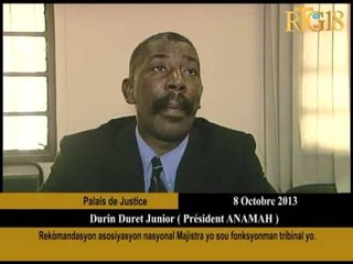 Rekòmandasyon asosiyasyon nasyonal Majistra yo sou fonksyonman tribinal yo