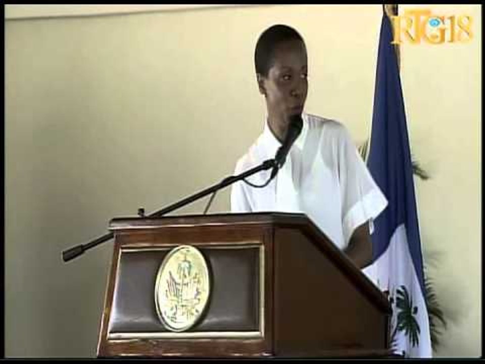 MAGALIE ADOLPHE RACINE Ministre de la Jeunesse des Sports et de l'Action Civique