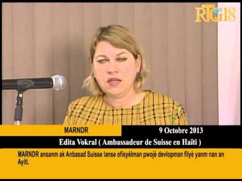 MARNDR ansanm ak Anbasad Suise lanse ofisyèlman pwojè devlopman filyè yanm nan an Ayiti