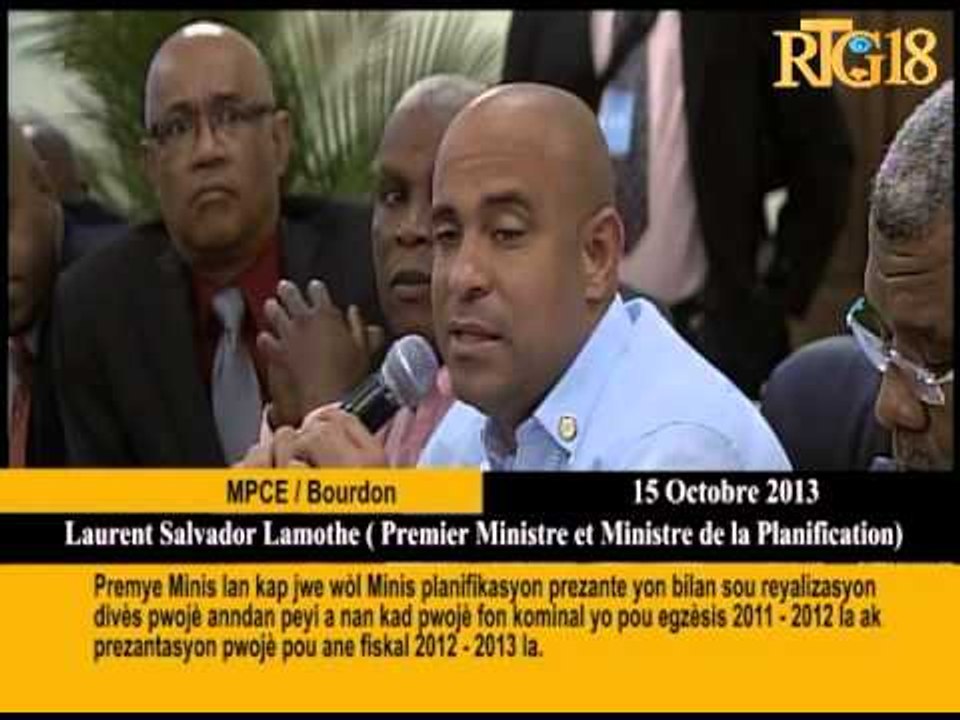 Premye Minis lan kap jwe wòl Minis planifikasyon prezante yon bilan sou reyalizasyon divès pwojè ann