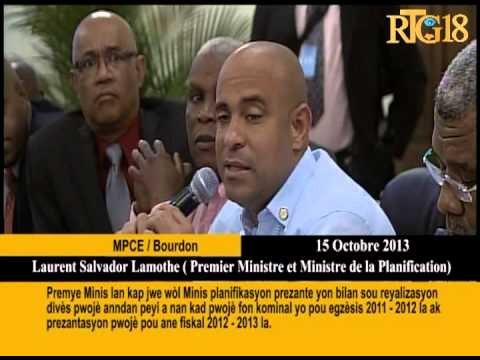 Premye Minis lan kap jwe wòl Minis planifikasyon prezante yon bilan sou reyalizasyon divès pwojè ann