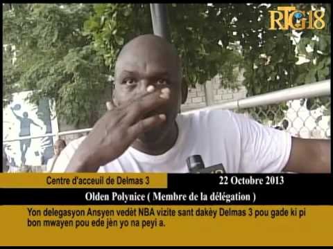 Yon delegasyon Ansyen vedèt NBA vizite sant dakèy Delmas 3 pou gade ki pi bon mwayen