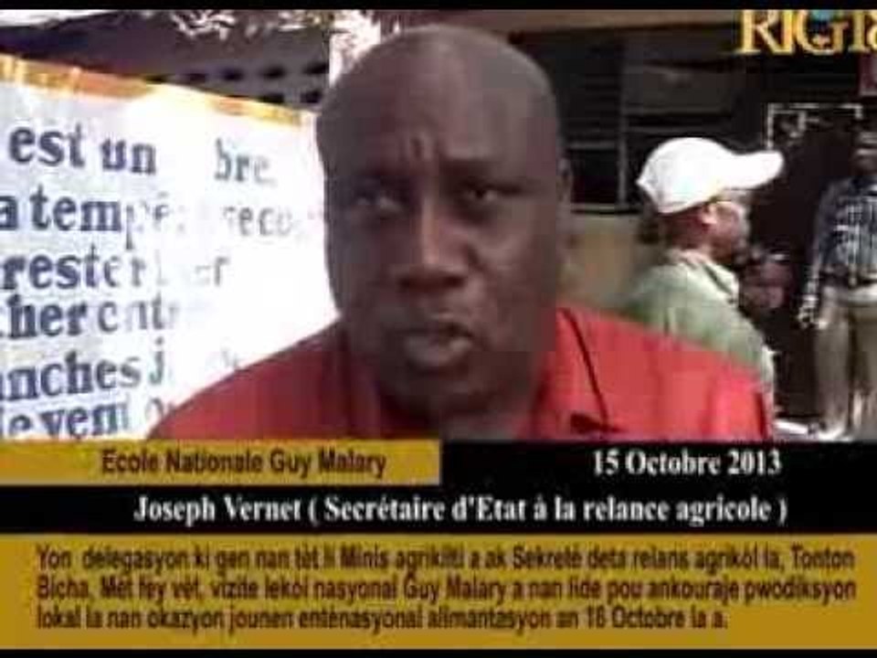 Yon delegasyon ki gen nan tè li Minis agrikilti a ak Sekretè deta relans agrikòl la,