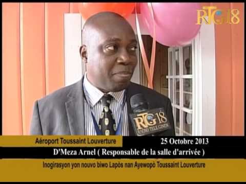 Inogirasyon yon nouvo biwo Lapòs nan Ayewopò Toussaint Louverture.