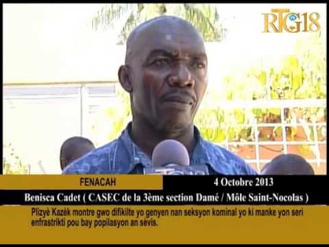 Plizyè Kazèk montre gwo difikilte yo genyen nan seksyon kominal yo ki manke yon seri enfrastrikti