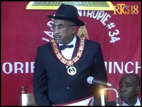 Visite du Conseil Exécutif du Grand Orient d'Haïti de 1824 à la Responsable Loge La Philanthropie