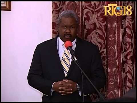 Enstalasyon sitwayen Pierre André Gédéon kòm nouvo Sekretè deta anviwonman