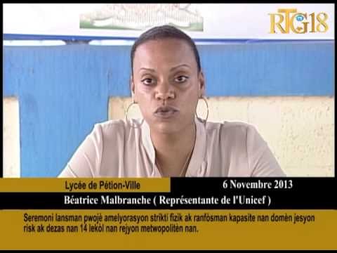 Seremoni lansman pwojè amelyorasyon strikti fizik ak ranfòsman kapasite nan domèn jesyon risk ak dez