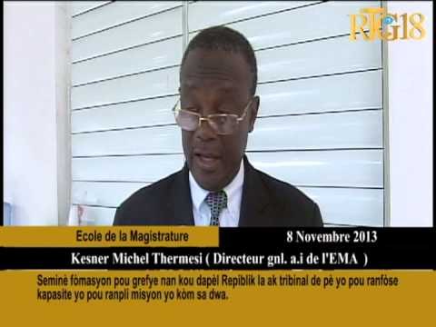 Seminè fòmasyon pou grefye nan kou dapèl Repiblik la ak tribinal de pè yo pou ranfòse kapasite yo