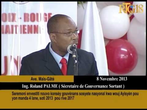 Seremoni envestiti nouvo konsèy gouvènans sosyete nasyonal kwa wouj Ayisyèn pou yon mandan 4 lane