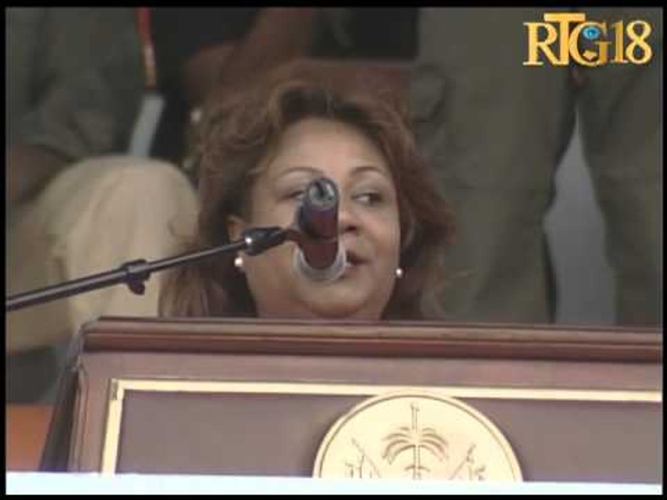 Seremoni inogirasyon Parc Ste Thérèse apre travay reyabilitasyon Gouvènman an reyalize