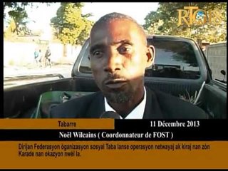 Dirijan Federasyon òganizasyon sosyal Taba lanse operasyon netwayaj ak kiraj nan zòn Karade nan okaz