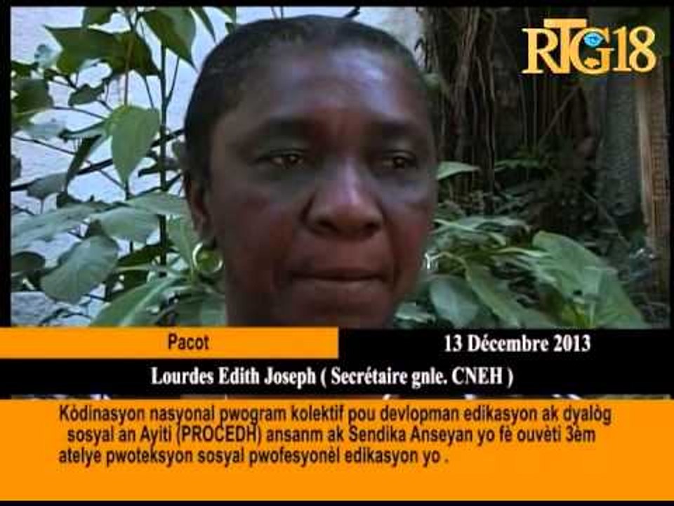 Kòdinasyonal nasyonal pwogram kolektif pou devlopman edikasyon ak dyalòh sosyal an Ayiti PROCEDH ans