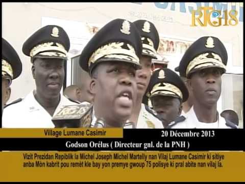 Vizit Prezidan Repiblik la Michel Joseph Martelly nan Vilaj Lumane Casimir ki sitiye anba Mòn Kabrit