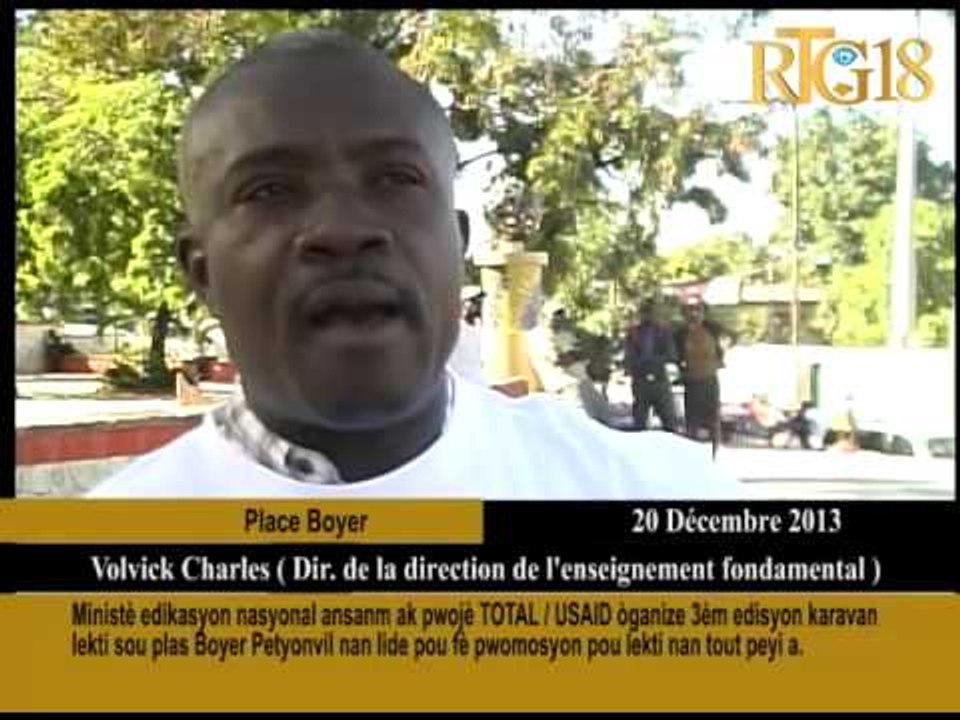 Ministè edikasyon nasyonal ansanm ak pwojè TOTAL USAID òganize 3èm edisyon karavan lekti