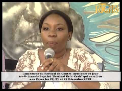 Lancement du Festival de Contes, Musiques et Jeux traditionnels Baptisé '' Festival Krik Krak '' qui