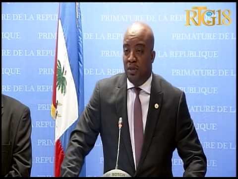 Minis Afè etranjè a Pierre Richard Casimir akonpaye Minis agrikilti a Thomas Jacques ak Direktè jene