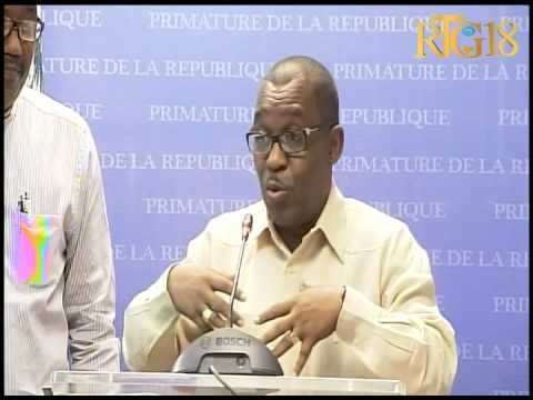 Eksplikasyon Direktè jeneral EDH la Jean Erool Morose akonpaye Direktè pwovens EDH la Gardy Lignode