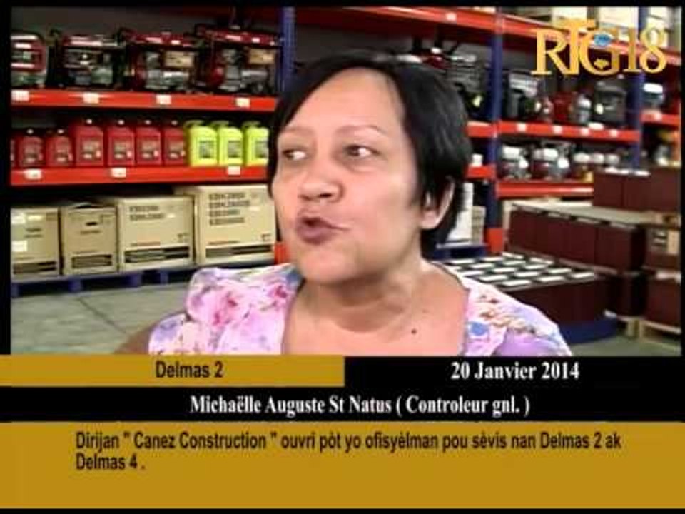 Dirijan '' Canez Construction'' ouvri pòt yo ofisyèlman pou sèvis nan Delmas 2 ak Delmas 4