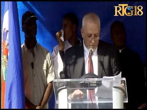 Vizit Premye Minis Laurent Salvador Lamothe nan komin Terre Neuve depatman Latibonit pou inogire yon