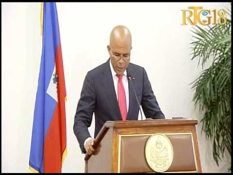 Chef leta Ayisyen an Michel Joseph Martelly te resevwa nan Palè Nasyonal Prezidan peyi Panama a Rica