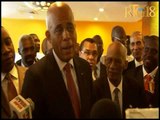 Prezidan Repiblik la Michel Joseph Martelly fete jounen Mèkredi 12 Janviye 2014 la 53èm anivèsè nesa