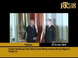 Prezidan Repiblik peyi Dayiti a Michel Joseph Martelly akonpaye Wa peyi Belgique la Philippe 1er