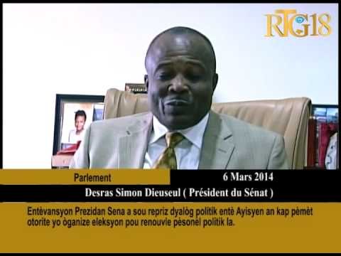 Entèvansyon Prezidan Sena a sou repriz dyalòg politik entè Ayisyen an kap pèmèt otorite yo òganize e