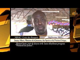 Lancement  officiellement samedi 28 février 2015, le proramme ''Week-end des Jeunes.