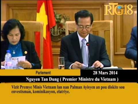 Vizit Premye Minis Vietnam lan nan Palman Ayisyen an pou diskite sou envestisman, kominikasyon,elatr