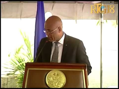 Seremoni enstalasyon 10 Manm kou dè kont yo pa Prezidan Repiblik la Michel Joseph Martelly