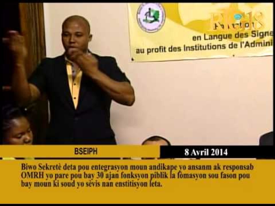 Biwo Sekretè deta pou entegrasyon moun andikape yo ansanm ak responsab OMRH yo pare pou bay 30 ajan
