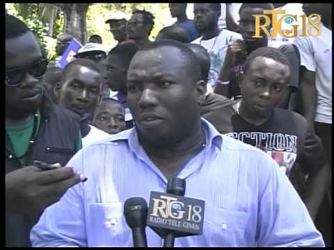 Seremoni lansman yon pwojè kouran nan sikonskripsyon St Louis Cavaillon