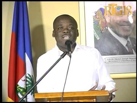 Seremoni Enstalasyon Hérold Israêl kòm Sekretè deta Kominikasyon