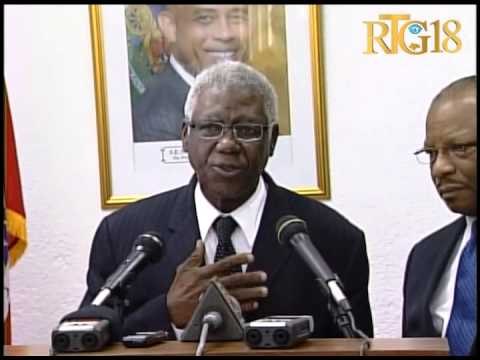 Seremoni enstalasyon Sekretè deta afè etranjè a Henry Robert Sterlin