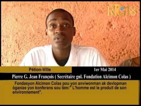 Fondasyon Alcimon Colas pou yon anviwonman ak devlopman òganize yon konferans sou tèm'' l'Homme est