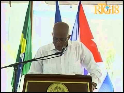 Seremoni Inogirasyon lopital kominotè Bon Repos ak enstiti Ayisyen reyabilitasyon Dr Gérald Léon Pa