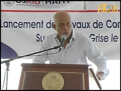 Lansman ofisyèl konstriksyon baraj nan rivyè griz komin Kwadèboukè pou yon montan 8 milyon 400 mil d