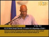 Prezidan Martelly - Jounen Nasyonal Anseyan