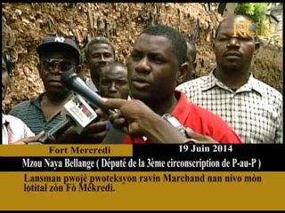 Mr  Mzou Naya Bellange   Depite 3èm sikonskripsyon pòtoprens