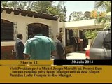 Prezidan Michel J. Martelly vizite rezidans prive fanmi Manigat