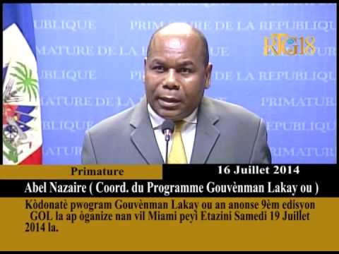 Mr Abel Nazaire kòdonatè pwogram Gouvènman Lakay ou
