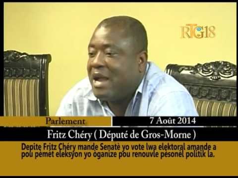 Depite Fritz Chéry mande senatè yo pou vote lwa elektoral la