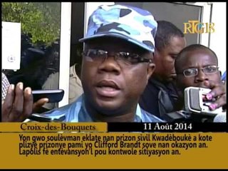 Plizyè prizonye pami yo Clifford Brandt sove nan prizon Kwadèboukè Dimanche 10 Aout