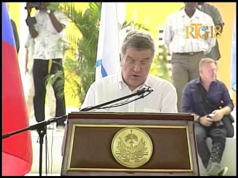 Prezidan Martelly inogire sant espò Espoir Haiti nan komin site solèy