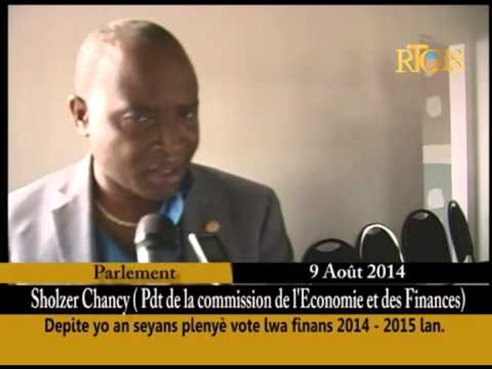 Chanm depite a vote lwa finans 2014 2015 lan